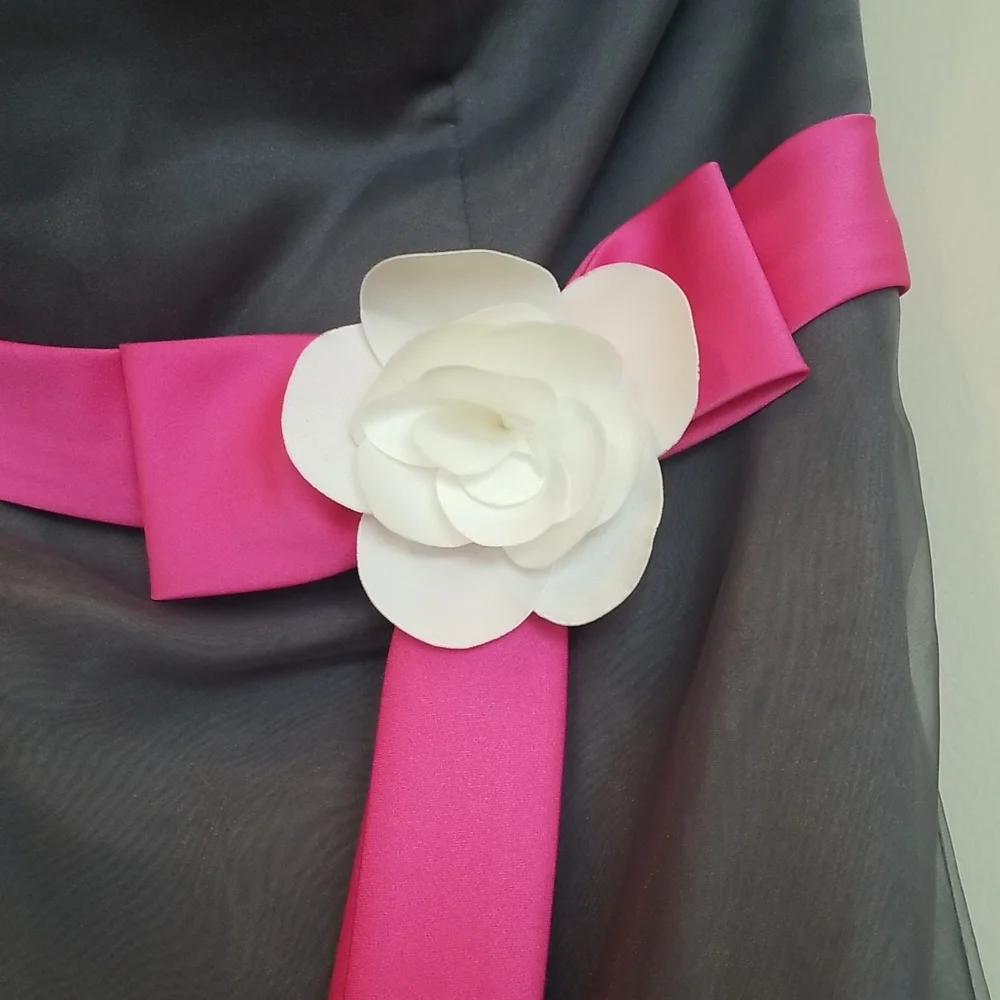 Alfred Angelo Strapless Tea Length Bridesmaid Dress - Picture 3 of 4